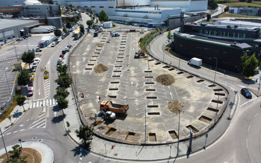 Proyecto de reforma exterior en la nave de Benteler